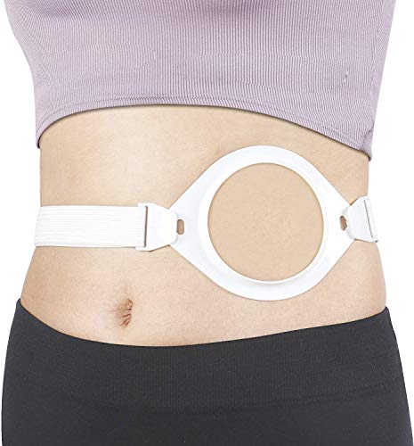 WLXW Ceinture Élastique pour Hernie de Stomie pour Poche de Stomie Après Une Colostomie Prévention des Hernies Parastomales (Taille27.5-46.5)