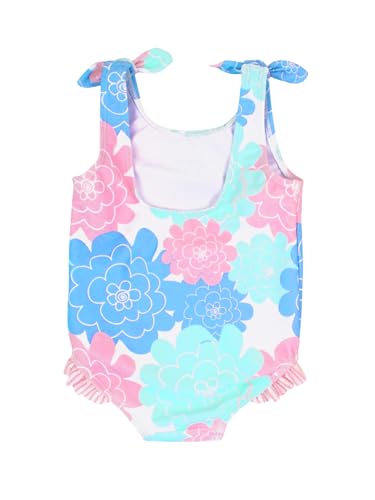 Image of RuffleButts Baby /Toddler Girls Ruffle Strap One Piece Swimsuit w /UPF 50+ Sun Protection