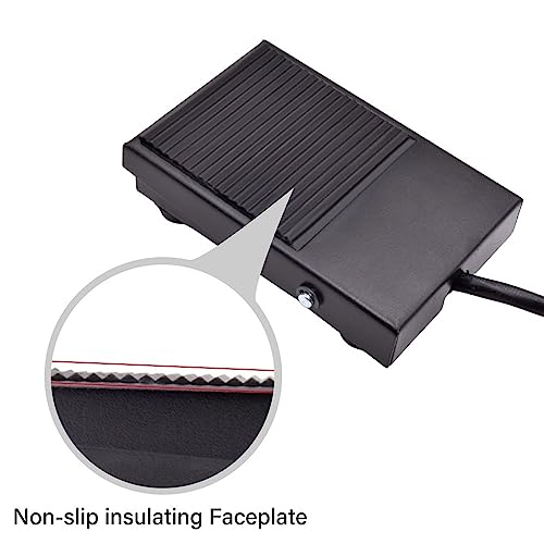 Interruptor de pedal eléctrico de metal momentáneo de 220V y 10A para control estable 2