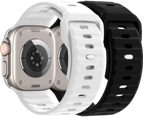 Amazon.com: 2 Pack Sport Band Compatible with Apple Watch Ultra 2 