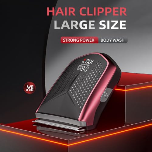 Tondeuse électrique Malloy étanche et rechargeable avec écran intelligent
