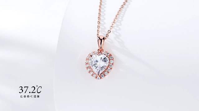 Amazon | 37.2°C ネックレス レディース 人気 ハート 18K