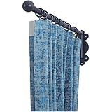 tringle porte manteau acier robuste : le bras pivote à 180 degrés pour plus de flexibilité, plus solide et plus épais que les autres tringles à rideaux, suffisamment durable pour supporter tous types de rideaux. les bras oscillants pour rideaux allient fonctionnalité et design