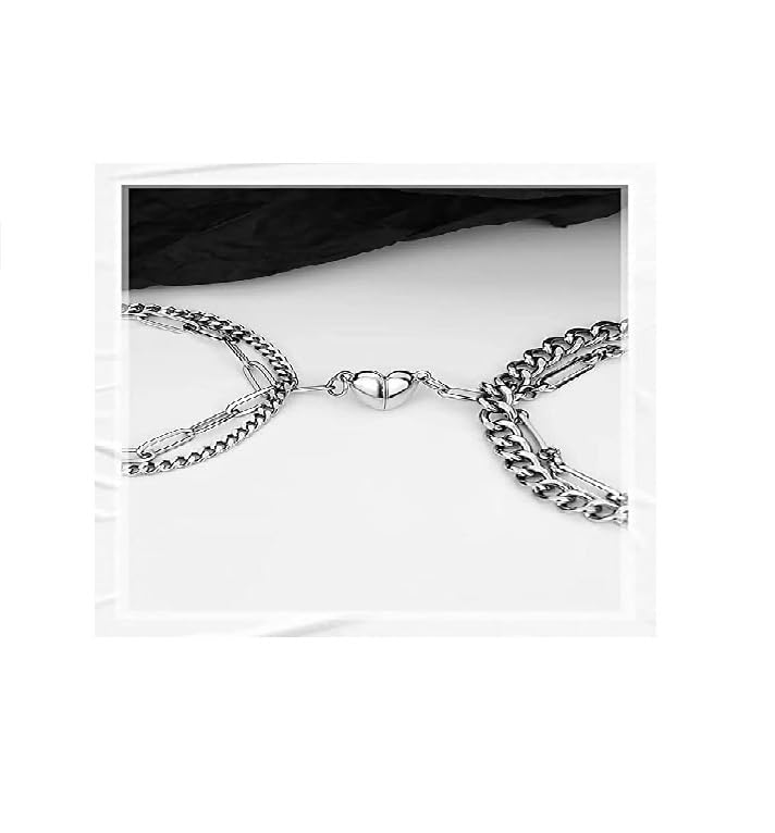 See full amazon price history chart for BEAUTIVIA Couple Bracelet Magnetic Heart Bracelets Romantic Love Couples Friendship Promise 2 In 1 Wrist Band Link Chain Bracelet For Men Girls BEAUTIVIA Couple Bracelet Magnetic Heart Bracelets Romantic Love Couples Friendship Promise 2 In 1 Wrist Band Link Chain Bracelet For Men Girls (B0BTXJL5Q9) Amazon Price History, Amazon Price Tracker
