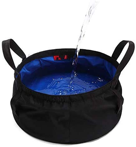GJNVBDZSF Camping Washbasin, Collapsible Bucketfolding Basin Travel Outdoor Bucket Portable Folding Basin Wash Basin