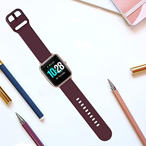 Correas de silicona compatibles con reloj inteligente ID205L/SW021 miniatura 5