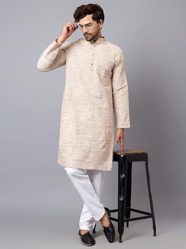 Image of LATEST CHIKAN Men's Cotton Regular Kurta