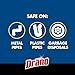 Drano Dual-Force Foamer Drain Clog Remover and Cleaner for Shower or Sink Drains, Unclogs and Removes Sources of Odor, 17 Fl Oz