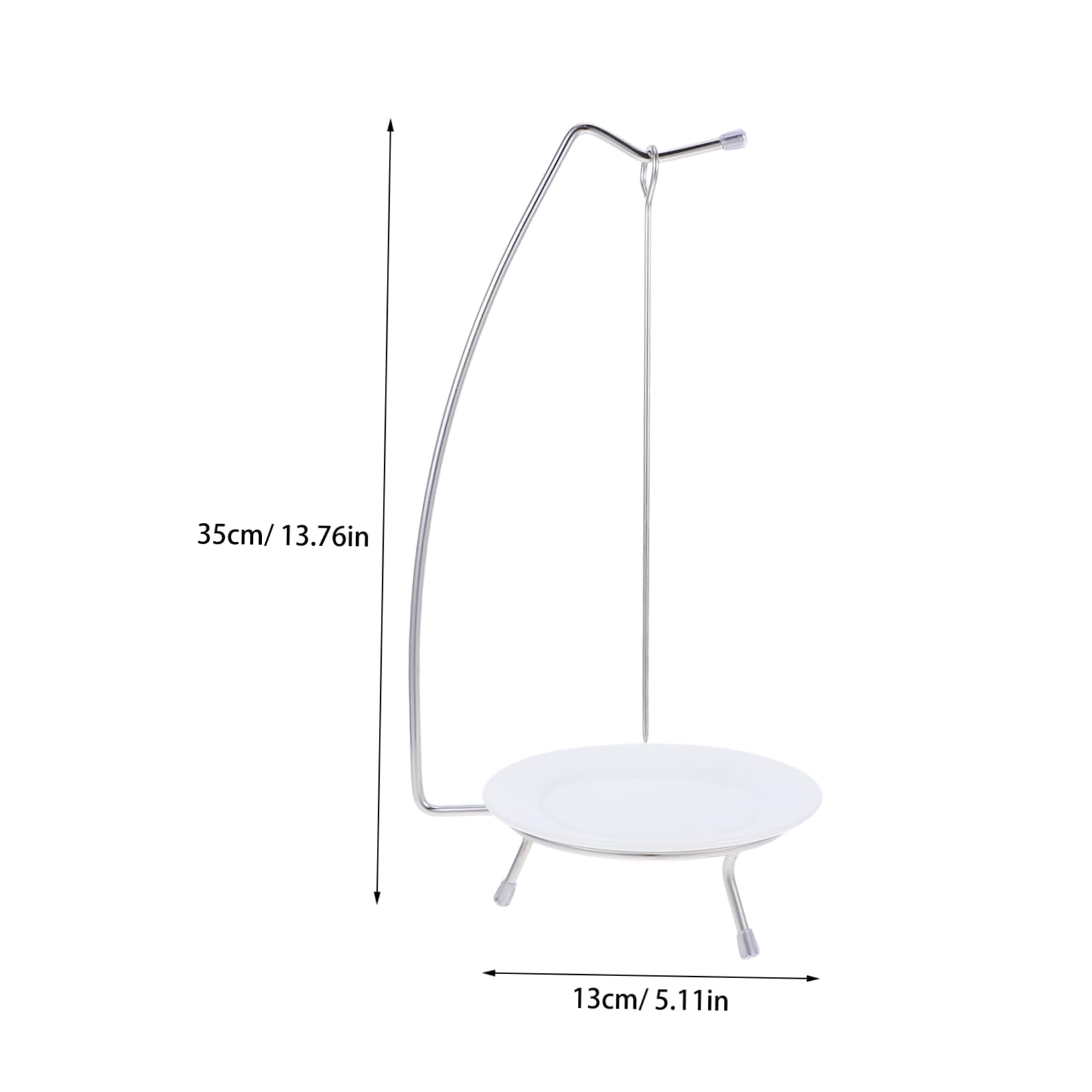 COLLBATH in Acciaio Inossidabile 304 Set 6 Spiedini per Barbecue Supporto Robusto e Anti Scottatura per Grigliate e Pranzi in Famiglia