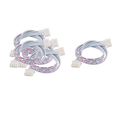 sourcing map 5Stk Doppel Ende XH2,54 Kabel 4 Pin Buchse Verbinder Kabel 30cm Flachbandkabel DE de