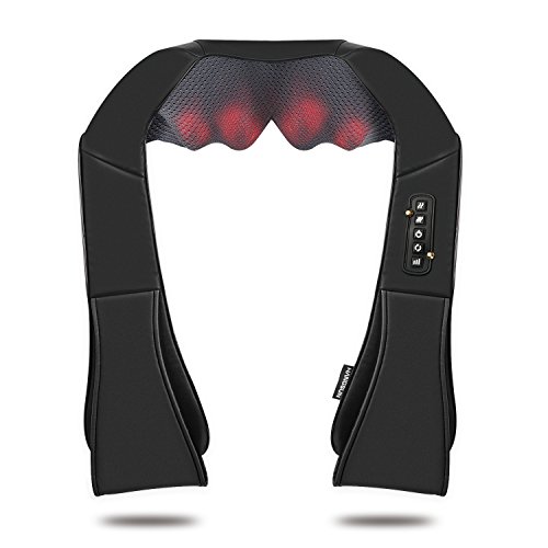 Hangsun MG600 Shiatsu-massageapparaat, elektrisch, kneedmassage, voor halswervels, nek, schouders, rug, spierontspanning