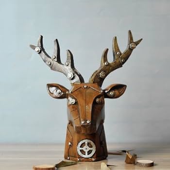 アンティーク　70年代　 旧ロシア　ソ連製　カスリ鋳鉄彫刻　鹿の置物　ブロンズ調 アンティーク 70年代 旧ロシア ソ連製 カスリ鋳鉄彫刻 鹿の置物 ブロンズ調