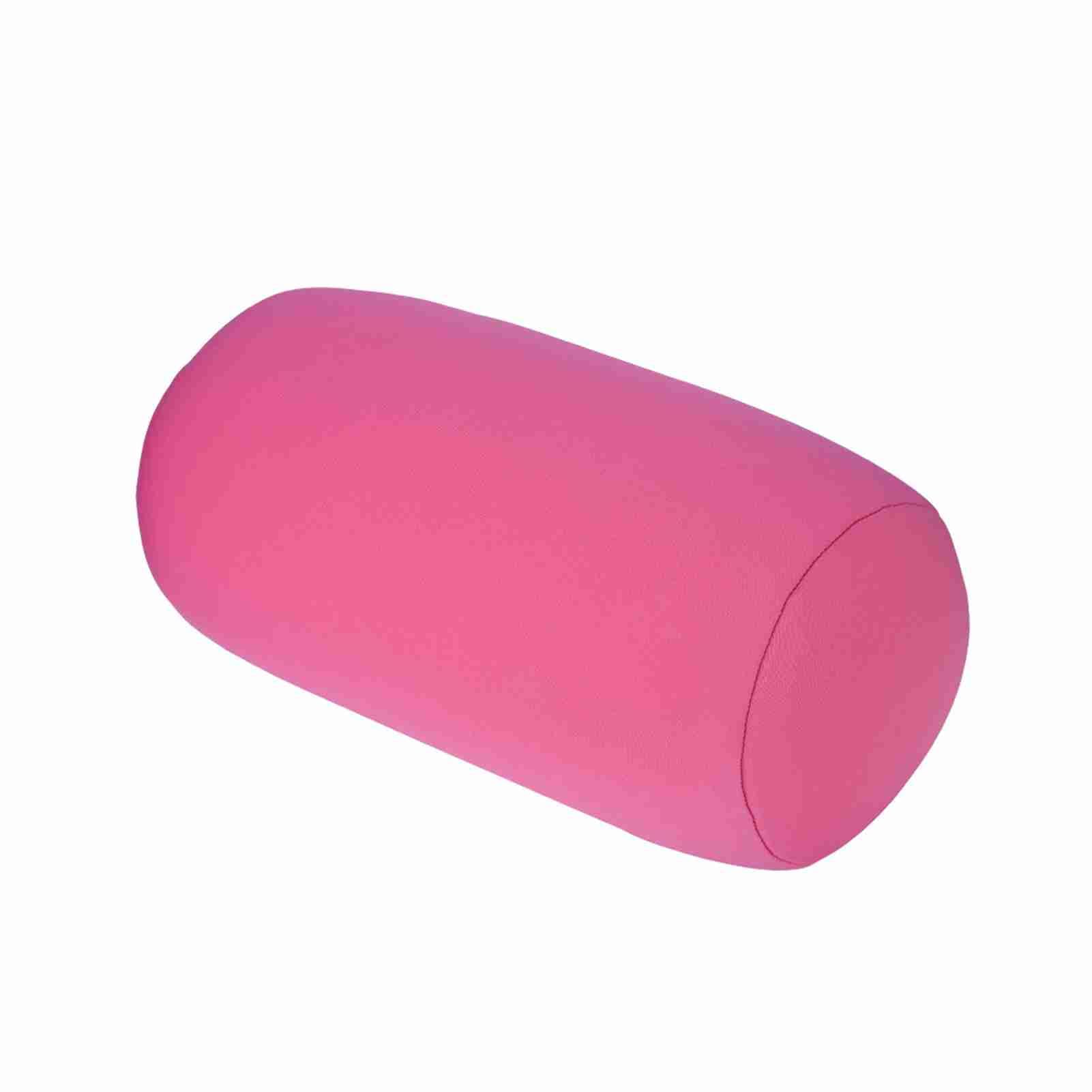 Walmeck Cuscino da Viaggio in Morbida Schiuma con Microsfere per il Collo, Supporto per Casa, Ufficio, Auto, Aereo, Dormire, Relax, Testa, Collo, Polsi, Comfort, Rosso, Rosa, (Rosa)