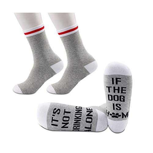 Chaussettes pour chien et maman JXGZSO grises en taille M | Lot de 2 paires assorties