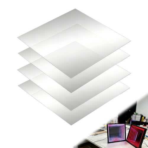 Itsall 4 Pcs 12x12 Inch Mirror Panels