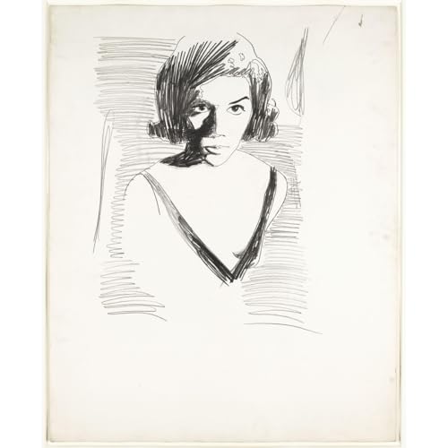 Toile grand format Warhol Portrait d'une femme ARTICULOZY