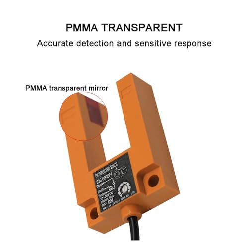 Sensor infrarrojo tipo ranura E3S-GS50 para conteo de piezas 5