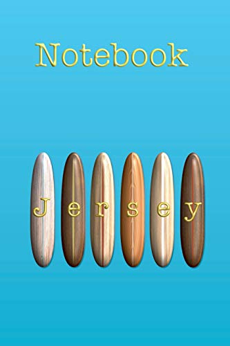 Jersey Vintage Wooden Surfboards Notebook: Celebrate surfing on the largest of the Channel Islands in Great Britain. Wooden surf themed blank lined ... to organise and refer back to notes easily.