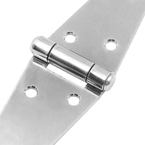 Set of 2 Strap Hinges for Garden Shed Door Gate ZONADAH Galvanised Window Hinges 6" 152mm Rustproof Hinges Door Barn with Screws for Windows Cupboard Doors - Image 4