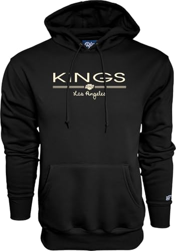 Blue 84 Los Angeles Kings NHL Officially Licensed Hooded Sweatshirt Throwback, Team Color, XX-Large