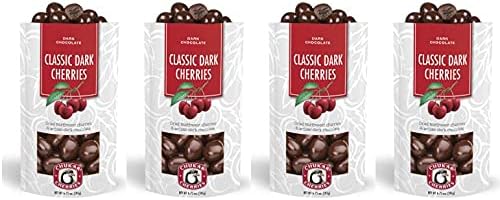 Classic Dark Chocolate Cherries (Dark Chocolate, 4 Bags)