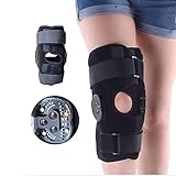 Comfyorthopedic Hinged Knee Brace | Adjustable Locking ROM Immobilizer | Open Patella Support Sleeve | Dual Metal Side Stabilizers | Medical-Grade Knee Brace for ACL, MCL, PCL, Meniscus Tear