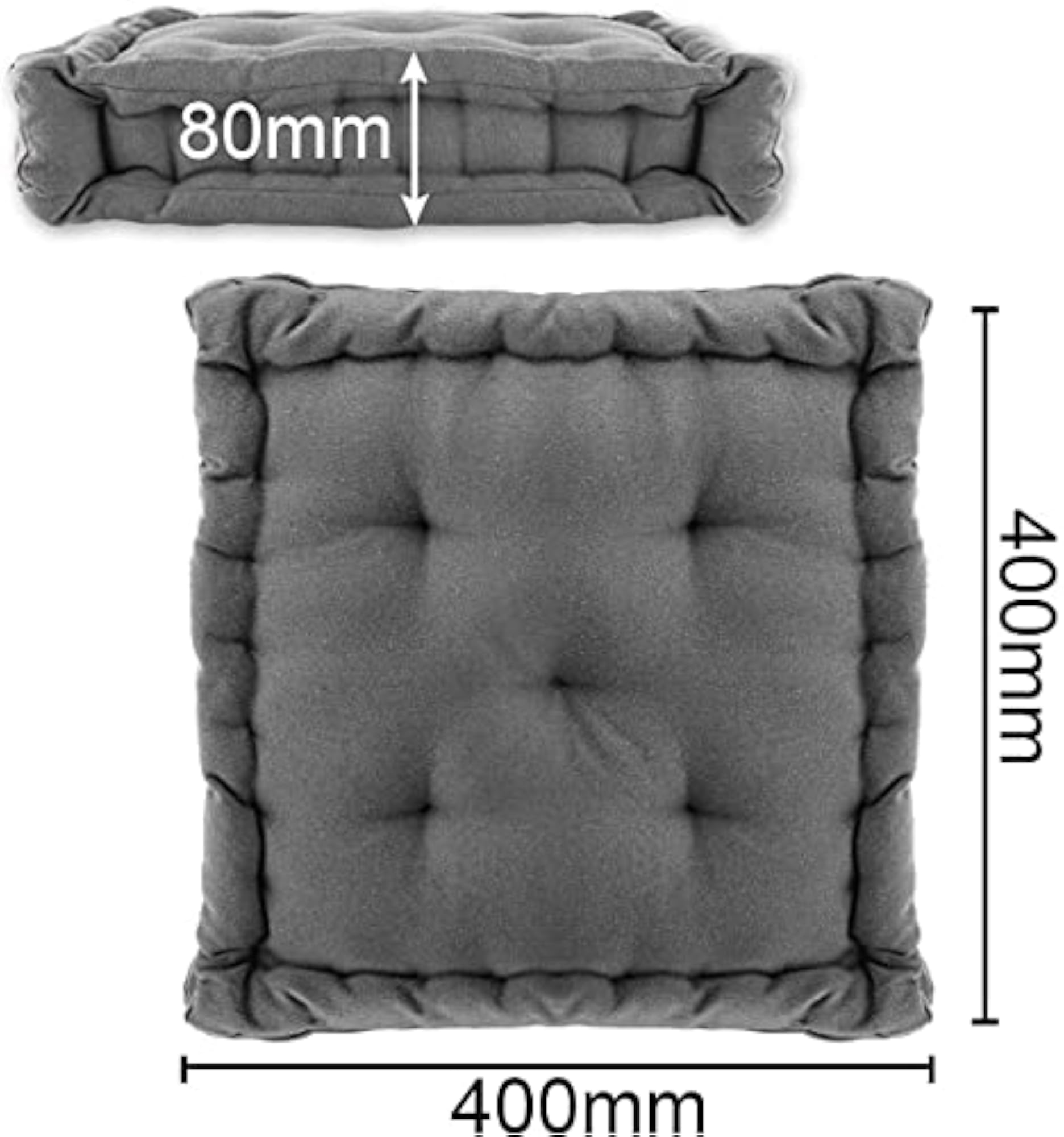 Cotton Square Lightweight Cushion for Table Stool Back Seat