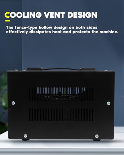 Voltage Converter Transformer 2000w,Step Up/Down Power Converter AC 110v to 220v / 220v to 110v,Transformer Converter with Two Spare Fuses,2 Universal Sockets,2 US Outlets,Circuit Breaker Protection4