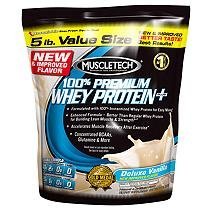 MuscleTech Premium Whey Protein - Vanilla - 5 lbs. (TWO 5 POUND BAGS) by MuscleTech Cover