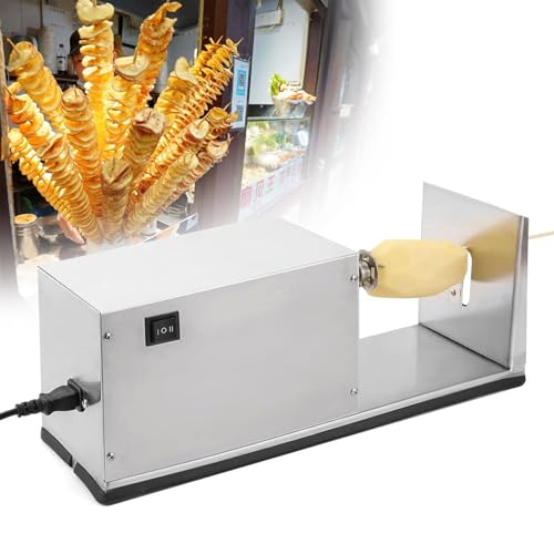 Máquina eléctrica para cortar papas en espiral