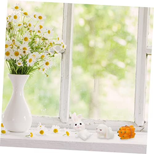 Holibanna 80 Peças Enfeite De Ovelha Casal Brinquedo De Fada Estátuas De Gramado Lindas Miniaturas D