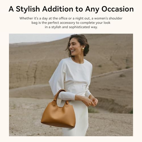 Image of BOSTANTEN Satchel Purses for Women Trendy Slouchy Bags Vegan Leather Shoulder Bag Designer Purses with Adjustable Strap