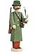 Produktbild Seiffener Volkskunst | Räuchermann aus dem Erzgebirge Die Langen | Räucherfigur 31 cm | Räuchermännchen erzgebirgisches Original | 12701 | Oberförster