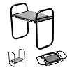Padded Foldable Garden Kneeler and seat, Sturdy-2 in 1 Garden Stool with Cushion, Portable Gardening Tool for Outdoor use，Ergonomic Stool for Gardening with Durable Support,