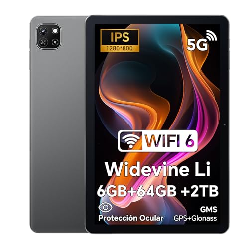 OSCAL Pad 50 WiFi Tablet 10 Pulgadas,6GB+64GB (2TB TF),WiFi 6,Tablet Android13,1280 x 800 IPS...