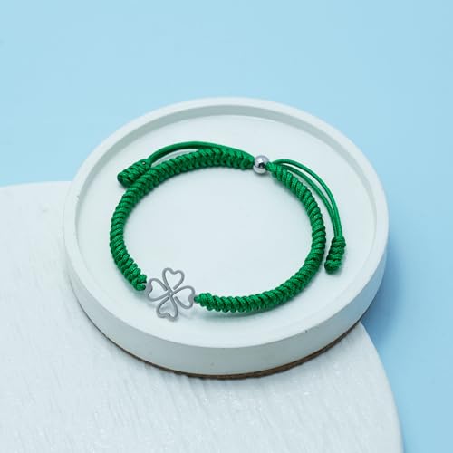 LAMIBEE Adjustable Braided Faith Bracelet, Saint Benedict Cross Charm and Evil Eye, Lucky Protection Religious Jewelry Gift with Inspiration Card for Men Women - Image 6
