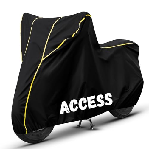 Image of Bike Cover for Access 100% Waterproof, Dustproof & Scratch Resistant| Fully Bottom Elastic UV Resistant Heavy Duty Body Cover | All Weather Outdoor Use