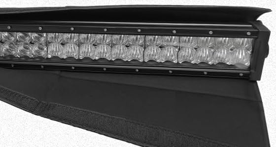 Pokrowiec na listwę świetlną LED, 61 cm, pokrowiec ochronny, prosty, zakrzywiony, na każdą pogodę