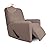 Easy-Going Stretch Jacquard Recliner Couch Cover, 4-Piece Soft Sofa Cover, Sofa Slipcover with Elastic Loop, Washable Furniture Protector for Kids, Pets, Dogs, Cats (Recliner, Dark Gray)