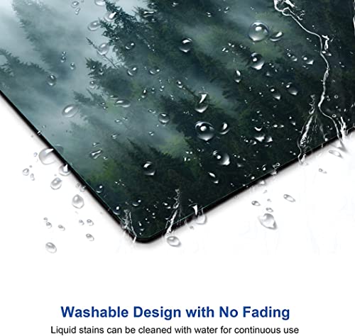 Mouse Pad,Forest Mouse Pad Rectangle Custom Designs, Waterproof Anti-Slip Rubber Mousepad Office Accessories Desk Decor Wireless Mouse Pads For Computers Laptop #TOP4