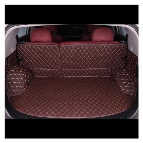 Tapis de coffre pour Q4 E-tron contre les taches et rayures doublure étanche vin rouge