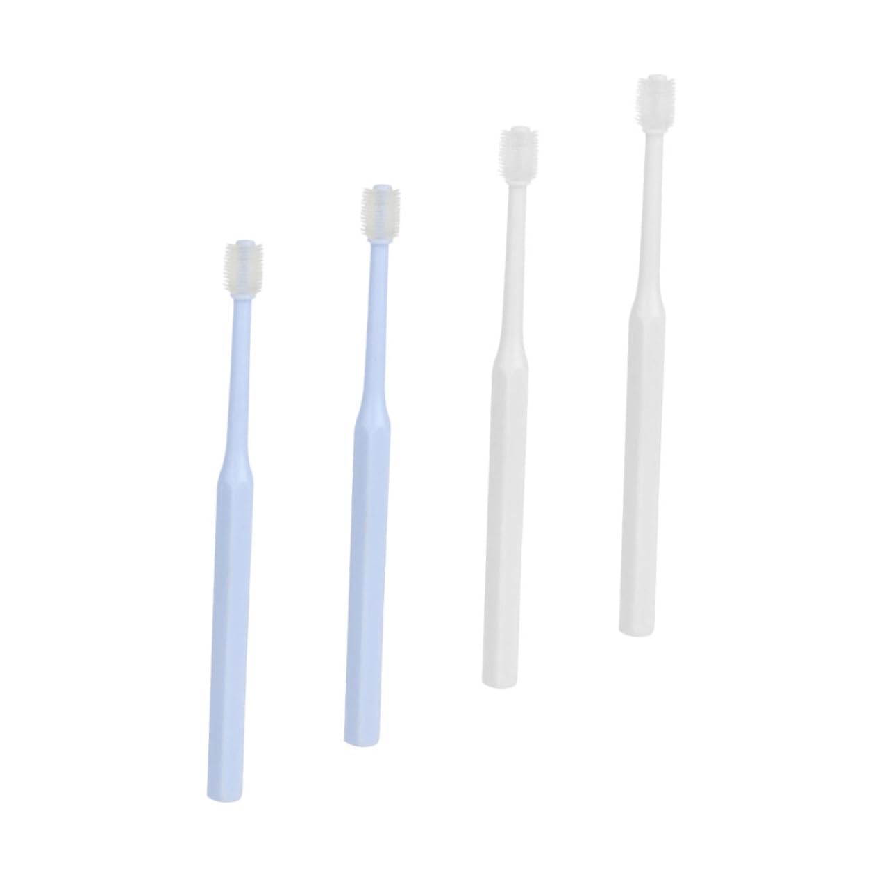 Toddmomy 360° Pet Tooth Brush Dog and Cat Toothbrush Set Long Handle for Easy Pet Cleaning
