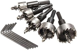 JF-XUAN 5pcs 16-30mm HSS Hole Saw Drill Bit Set Drill
