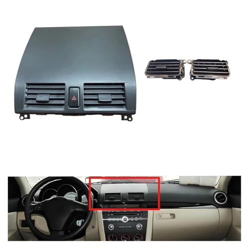Rejilla de ventilación central para Mazda 3 (2004-2009): renueva el panel de tu aire acondicionado 3