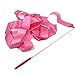2 M / 78.7inch (6,56 Ft) Tanzbänder, Regenbogen Streamers Rhythmische Gymnastik Band, Twirling Wands Auf Stöcke Für Kinder Künstlerische Tanzen