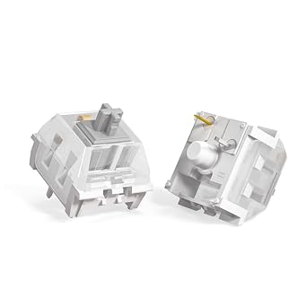 Speed Keyboard Switch DIY Mechanical Switch MX RGB SMD 3Pins Tactile Linear Clicky Swithes 70, Silver
