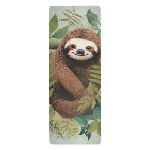 SDMKA Sloth Yoga Mat for Women Men 71