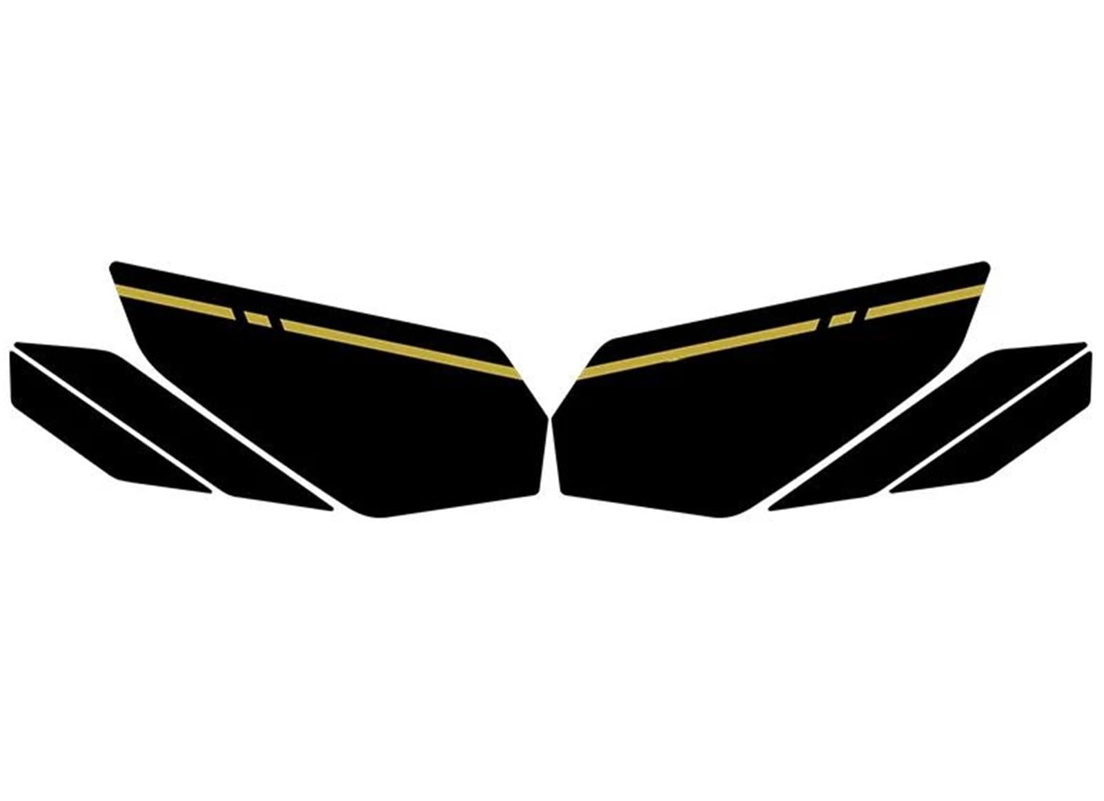Ysdsls Color9 Motorcycle Body Fairing Sticker Tank Pads Gas Grip Traction Protector For Ninja 400(Color9)