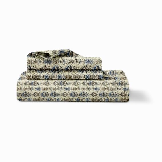 LINENWALAS 100% Cotton Double Bed Sheet for Double Size Bed, Printed Luxury Bedsheet (90 x 100 Inches) with 2 Pillow Covers | 210 TC Soft, Breathable, Luxury Bedsheet (Driftwood Pattern)