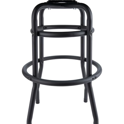 Image of Performance Tool W85023 28-1 /2-Inch Checkerboard 360 Degree Swivel Stool, Heavy Duty Steel Frame Is Perfect for Home, Bar and Shop